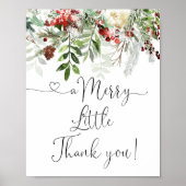 Evergreen Een vrolijk beetje bedankt Favorieten Poster (Voorkant)