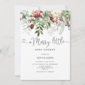 Evergreen Een vrolijk klein baby shower Kaart (Voorkant)