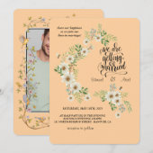 Evergreen Elegance Huwelijksuitnodiging Kaart (Voorkant / Achterkant)