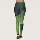 Evergreen Elegance Minimalistisch op Natuur geïnsp Leggings (Achterkant)
