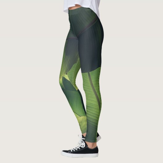 Evergreen Elegance Minimalistisch op Natuur geïnsp Leggings (Links)