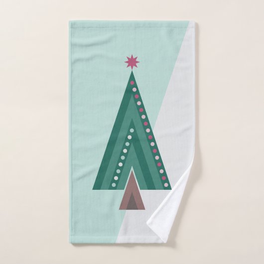 Evergreen Elegance Tree Handdoek (Handdoek)