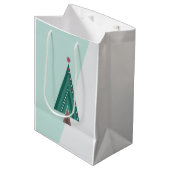 Evergreen Elegance Tree Medium Cadeauzakje (Voorkant Gekanteld)