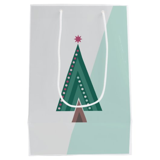 Evergreen Elegance Tree Medium Cadeauzakje (Achterkant)