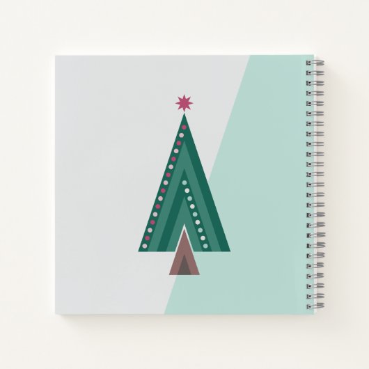 Evergreen Elegance Tree Notitieboek (Achterkant)