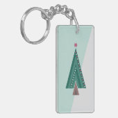 Evergreen Elegance Tree Sleutelhanger (Voorkant Links)