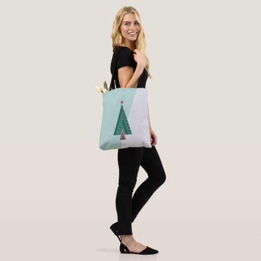 Evergreen Elegance Tree Tote Bag (Op model)