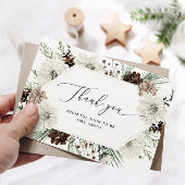 Evergreen elegant vrijgezellenfeest bedankt je kaa kaart