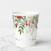 Evergreen elegant vrijgezellenfeest papieren bekers (Rechts)