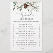 Evergreen elegant Zou ze liever bruids spel (Voorkant)