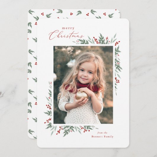 Evergreen en Berries (Voorkant / Achterkant)