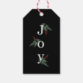 Evergreen en Berries Joy Label Cadeaulabel (Voorkant)