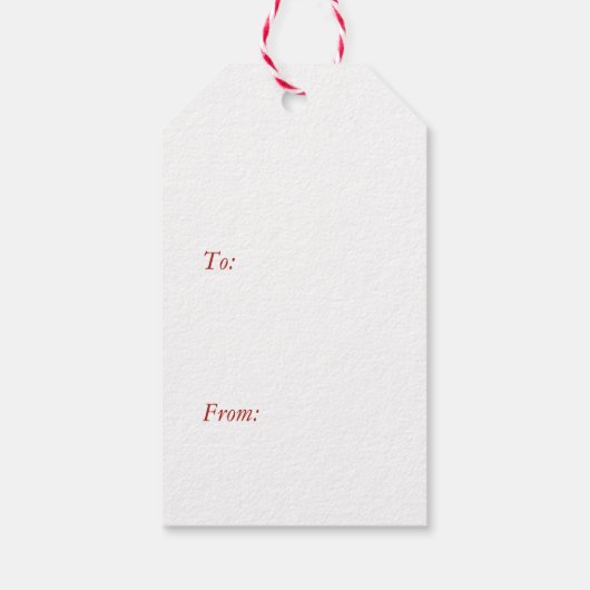 Evergreen en Berries Joy Label Cadeaulabel (Achterkant)