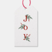 Evergreen en Berries Joy Label Cadeaulabel (Voorkant)