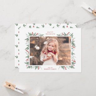 Evergreen en Berries Kaart