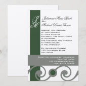 Evergreen en grijs kaart (Voorkant / Achterkant)