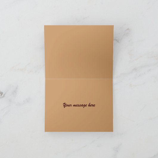 Evergreen en Pinecone Bedankt Card (Binnen)