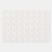 Evergreen en Red Holiday Inpakpapier Vel (Voorkant 3)