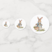 Evergreen Eucalyptus Peter Rabbit Baby shower Confetti (Voorkanten)