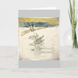 Evergreen Feestdagen Kaart