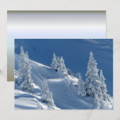 Evergreen Firs met wintersneeuw (Voorkant / Achterkant)