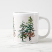 Evergreen Forest Bomen Grote Koffiekop (Rechts)