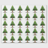Evergreen forest cadeaupapier (Vlak)