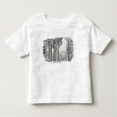 Evergreen forest in de winter kinder shirts (Voorkant)