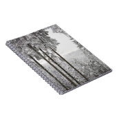 Evergreen forest in de winter notitieboek (Rechterzijde)