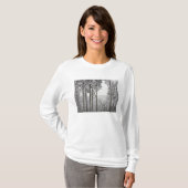 Evergreen forest in de winter t-shirt (Voorkant volledig)