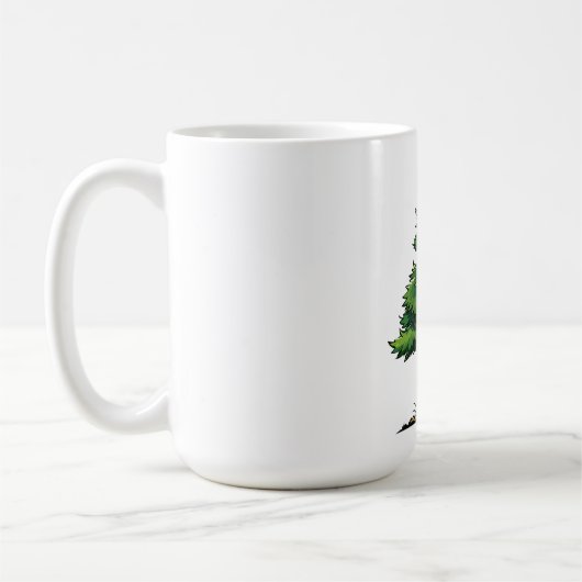 Evergreen forest koffiemok (Links)