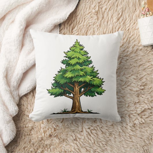 Evergreen forest kussen (Deken)