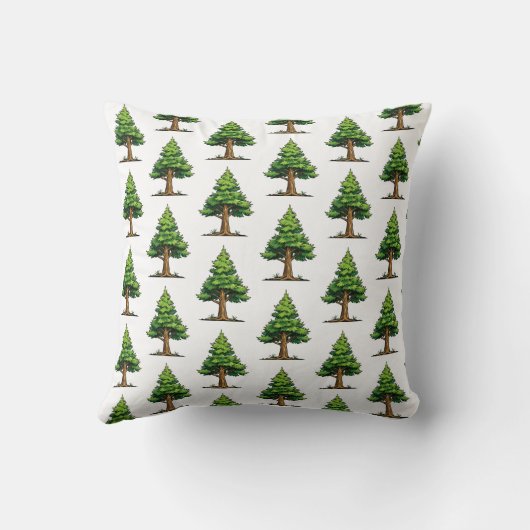 Evergreen forest kussen (Achterkant)