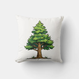 Evergreen forest kussen