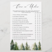 Evergreen forest over of onder vrijgezellenfeest w (Voorkant)