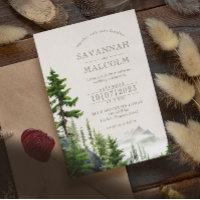 Evergreen Forest | Rustische bruiloft