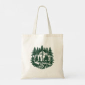  Evergreen Forest Tote Bag (Achterkant)