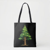 Evergreen forest tote bag (Voorkant)