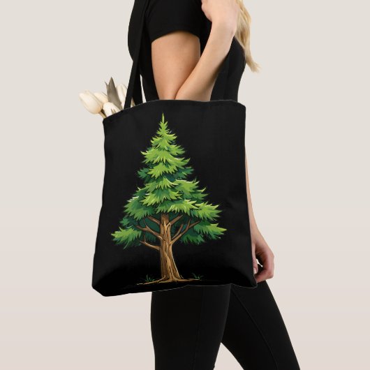 Evergreen forest tote bag (Dichtbij)