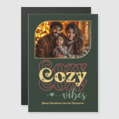 Evergreen Glow Holiday Keepsake Christmas Photo (Voorkant / Achterkant)