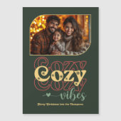 Evergreen Glow Holiday Keepsake Christmas Photo (Voorkant)