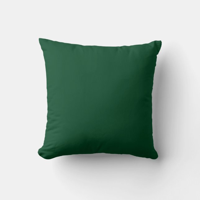 Evergreen Green Background on a Pillow Kussen (Voorkant)