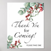 Evergreen Hartelijk dank voor uw komst Poster (Voorkant)