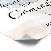 Evergreen Hartelijk dank voor uw komst Poster (Hoek)