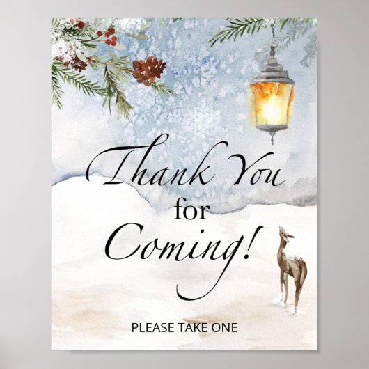 Evergreen Hartelijk dank voor uw komst Poster (Voorkant)