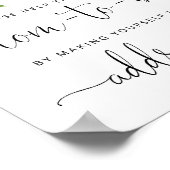 Evergreen Help de Bezige Mam Adres een Envelope Poster (Hoek)