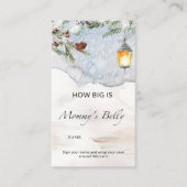 Evergreen: hoe groot is mama's buikomheining informatiekaartje (Voorkant)
