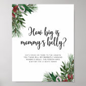 Evergreen: hoe groot is mama's buikspel poster (Voorkant)