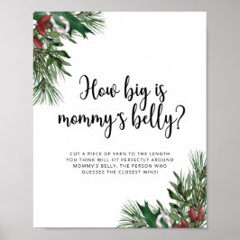 Evergreen: hoe groot is mama's buikspel poster