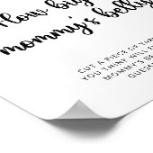 Evergreen: hoe groot is mama's buikspel poster (Hoek)